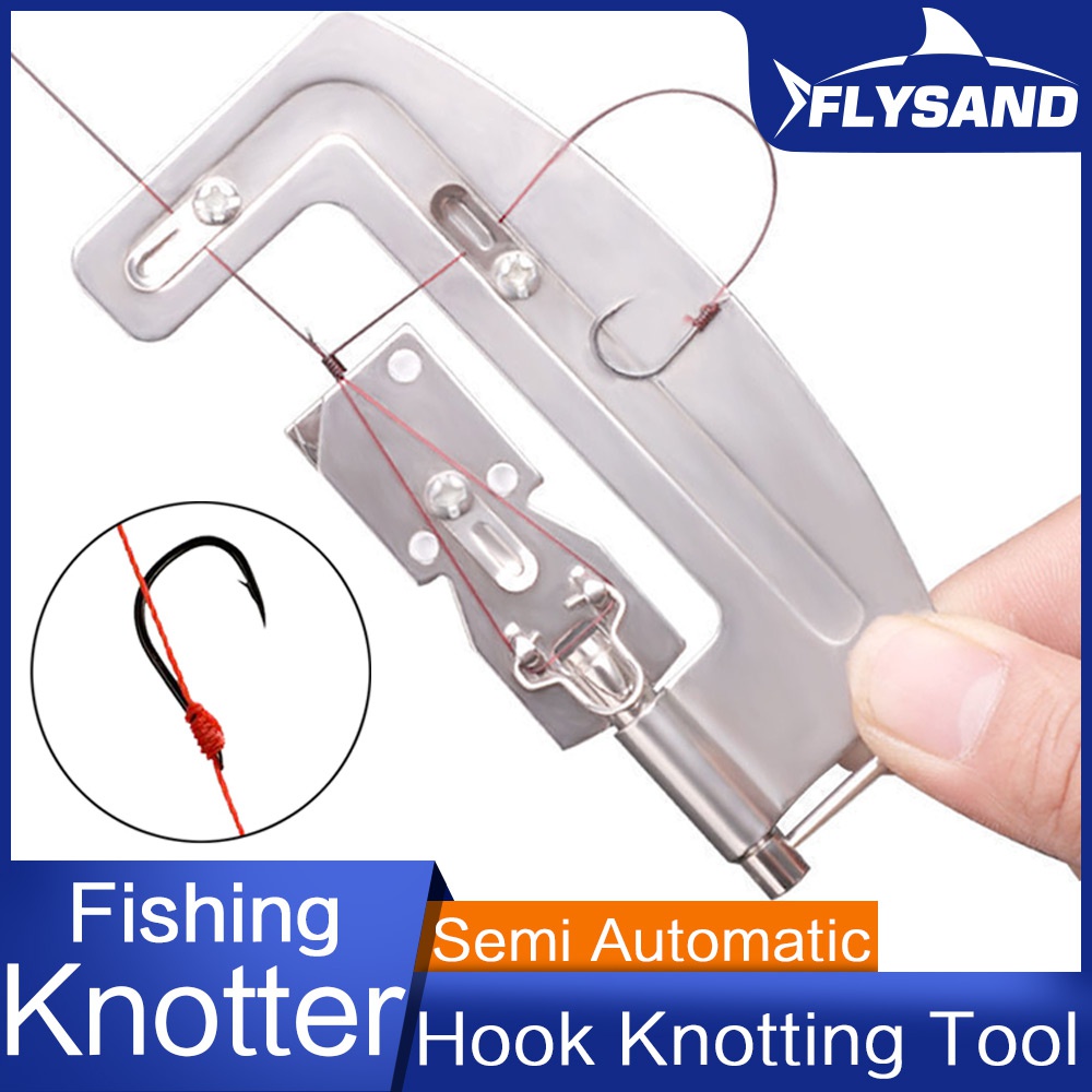 Stainless Steel Semi automatic Fishing Hook Line Tier With - Temu Canada