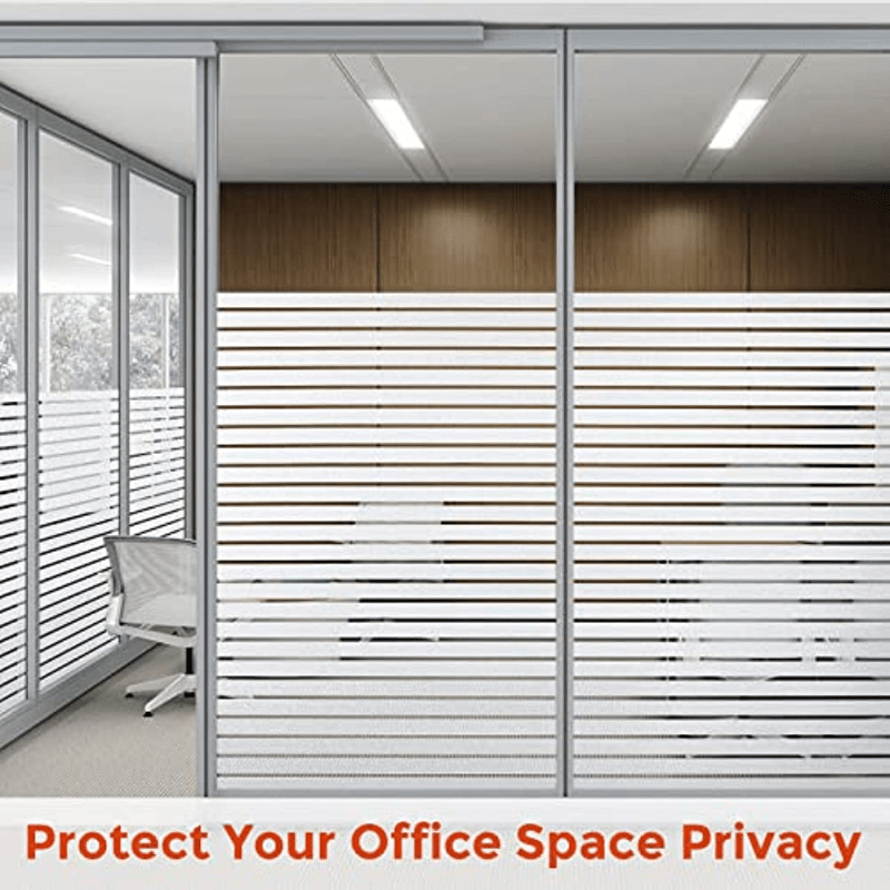 Maison Exclusive - Lámina adhesiva ventana esmerilada privacidad rayas  0,9x20 m