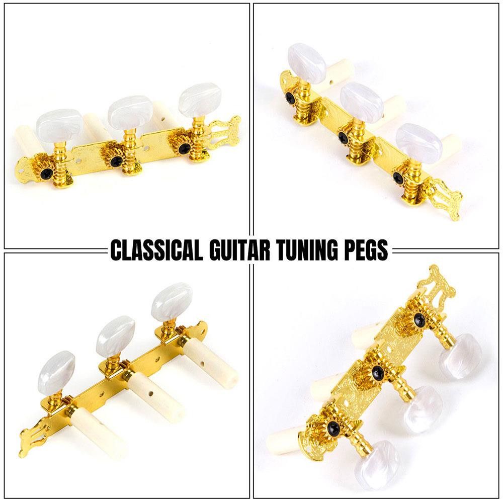 2pcs L R Classical Guitar Tuning Pegs Tuner Machine Heads Keys For Classic Guitar