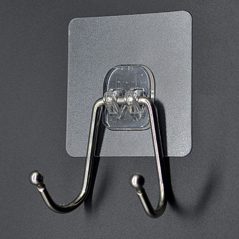 Large 22 Ib (Max) adhesive hooks, waterproof and rustproof wall hooks for  hanging towels and coats
