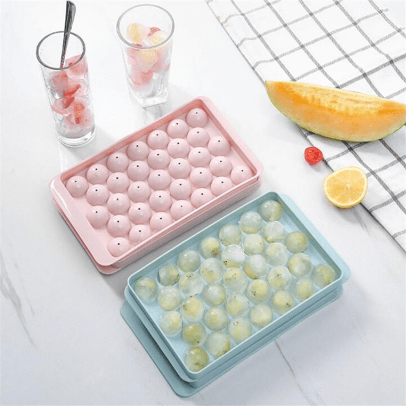 14 Grids Ice Cube Trays Reusable Silicone Ice cube Mold Fruit Ice