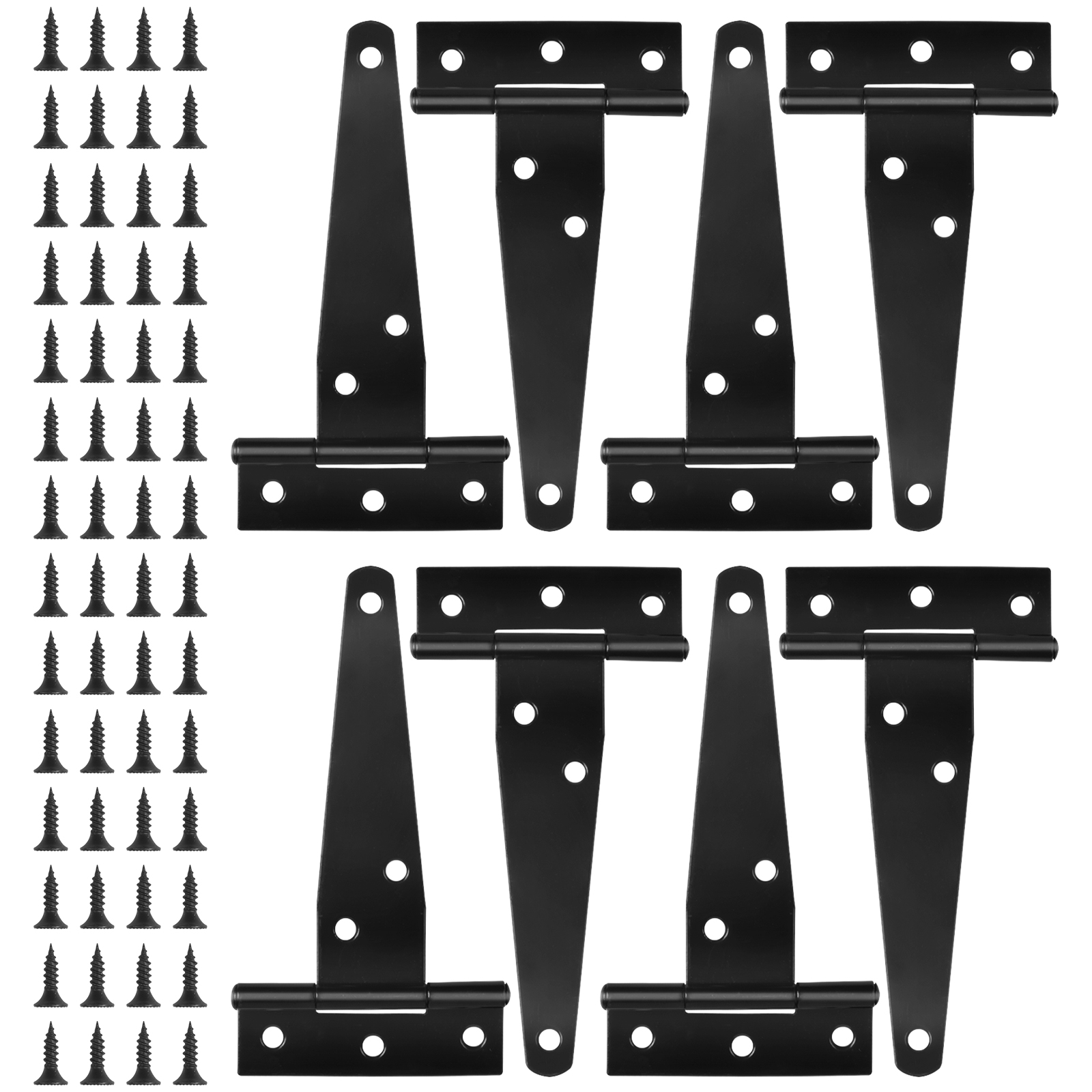 Black Door T Hinges Heavy Duty Tee Hinge T Strap Hinges Door - Temu