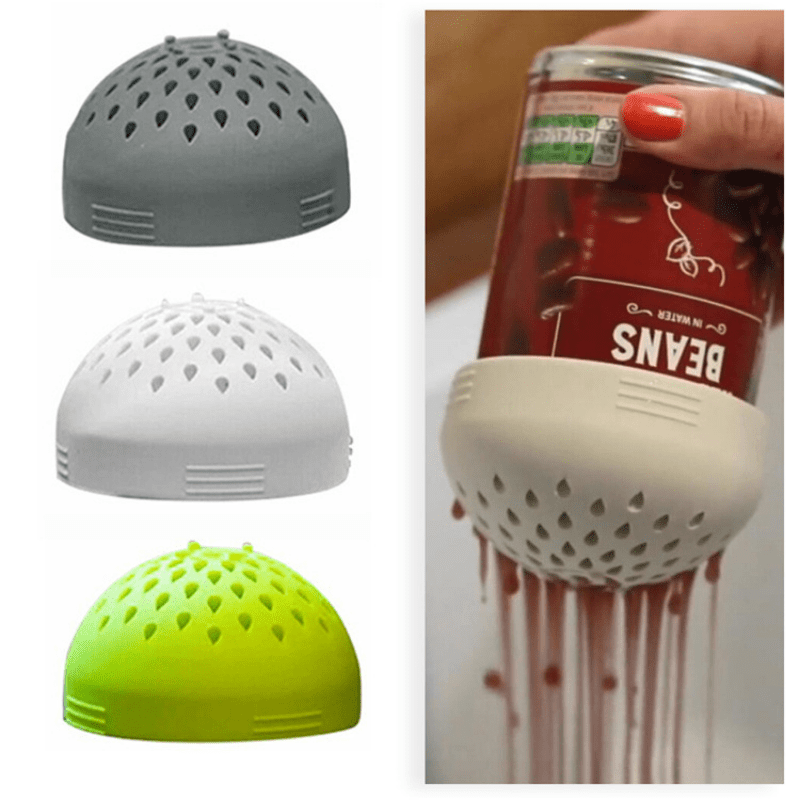 

1pc Silicone Can Filter, Multi-use Mini Colander Food Mesh Can Drainer, Home Kitchen Accessories