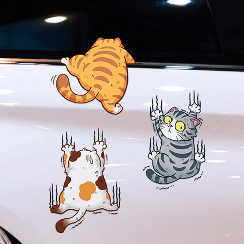 

Adorable Cat Car Sticker - Perfect For Cat Lovers!