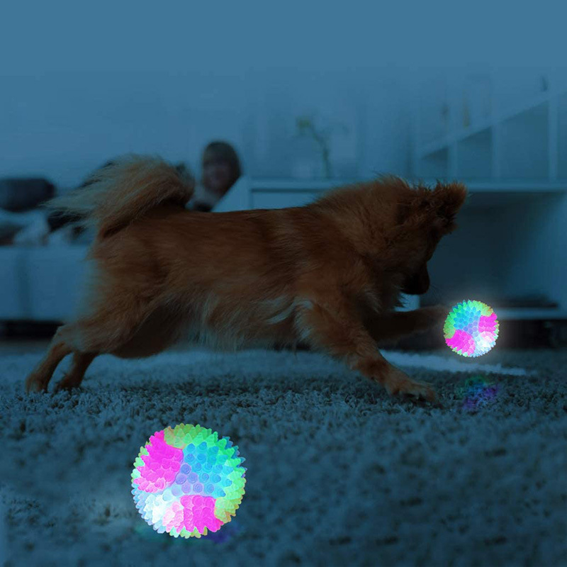 Rubber Dog Ball Toys, Automatic Rolling Busy Ball With Led Flash Lights,  Usb Rechargeable, Moving Ball For Puppy/large Dog - Temu New Zealand