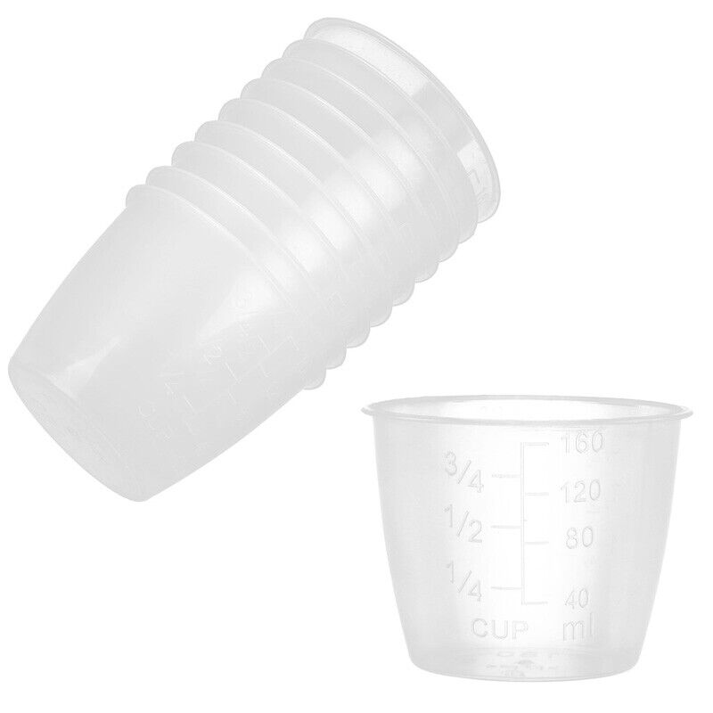 10 Pcs Food Grade Plastic Rice Measuring Cup Rice Cooker Measurement Tools  for Dry and Liquid Ingredients (160ml)