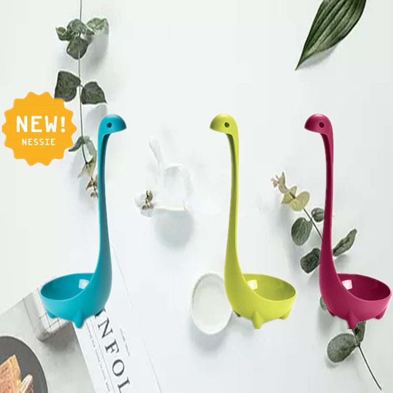 Nessie Ladle Creative Dinosaur Spoon, Food Grade Long Handle