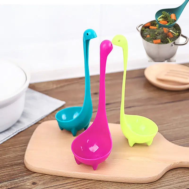Creative Cooking Cute Dinosaur Upright Spoon Kitchen Accessories