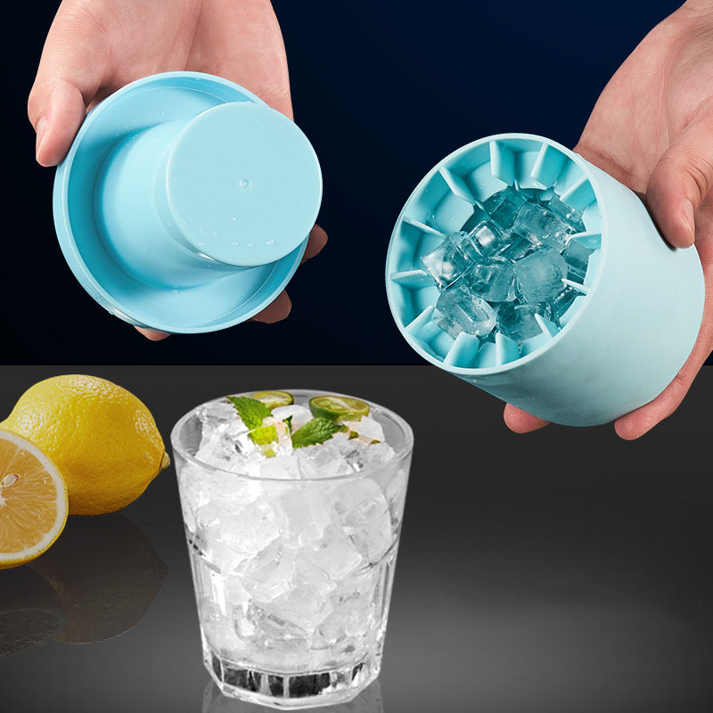 Ice Cup Mold Mold - Frozen Whiskey Glass Ice Cubes Ice Cup - blue