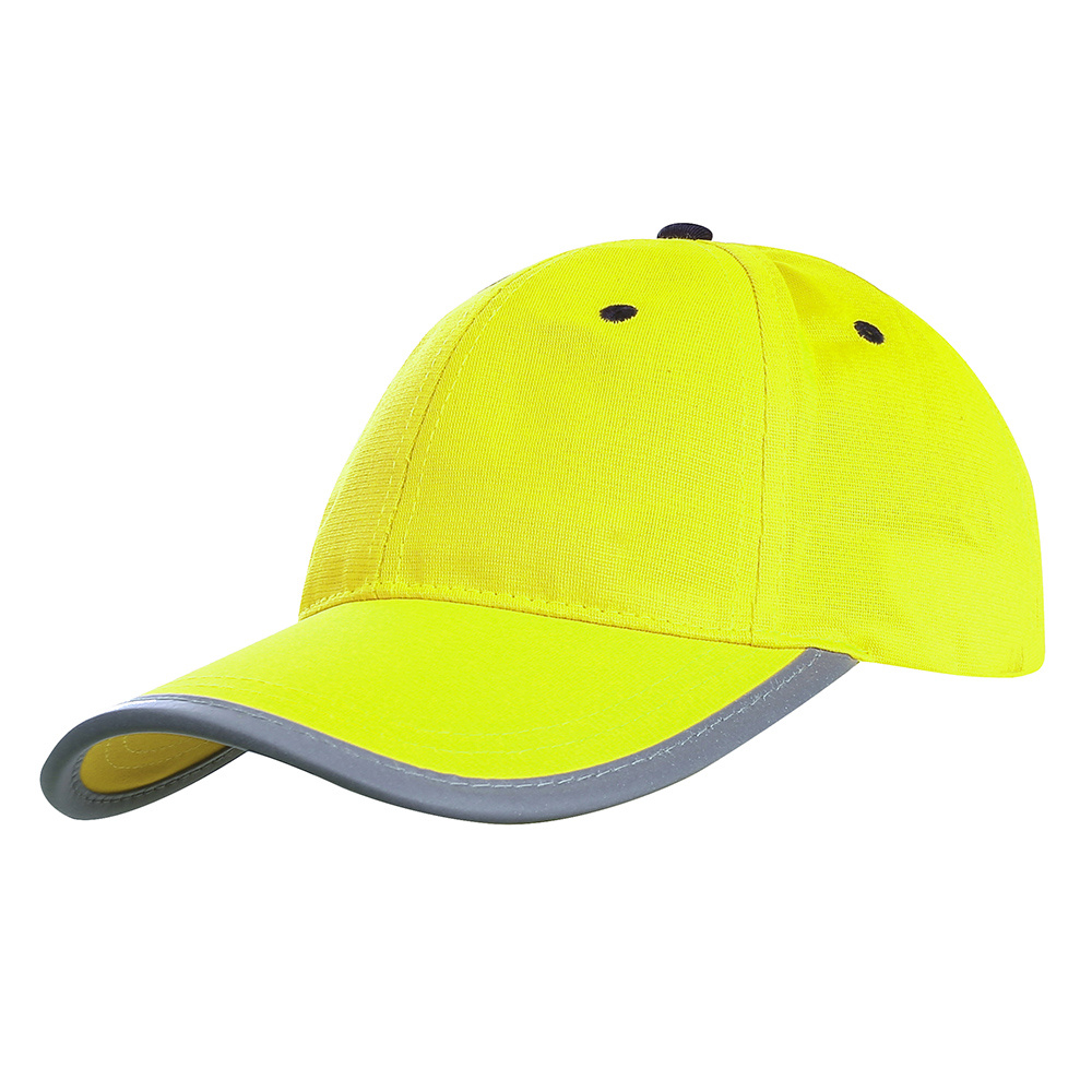  Gorra de seguridad con rayas reflectantes, ligera y
