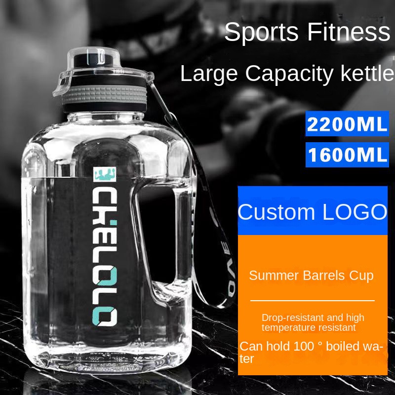 Large Capacity Water Bottle For Men Women, Portable Plastic Water Kettle  For Outdoor Sports Fitness - Temu