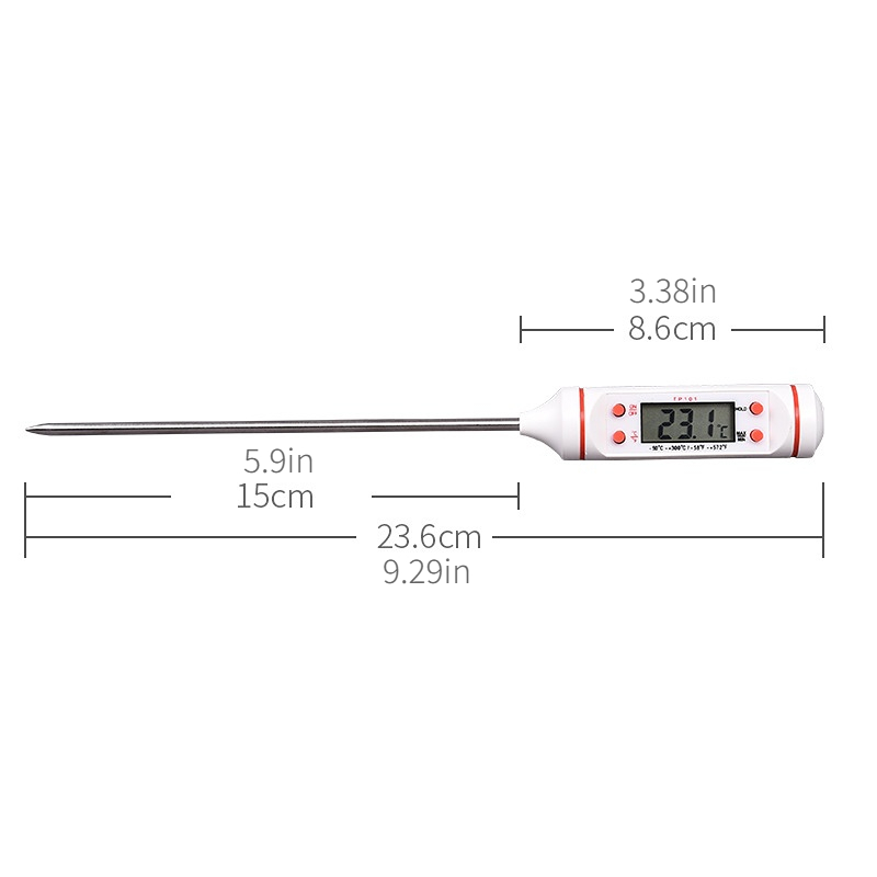 Instant Read Meat Thermometer Digital With Probe, Milk Liquid