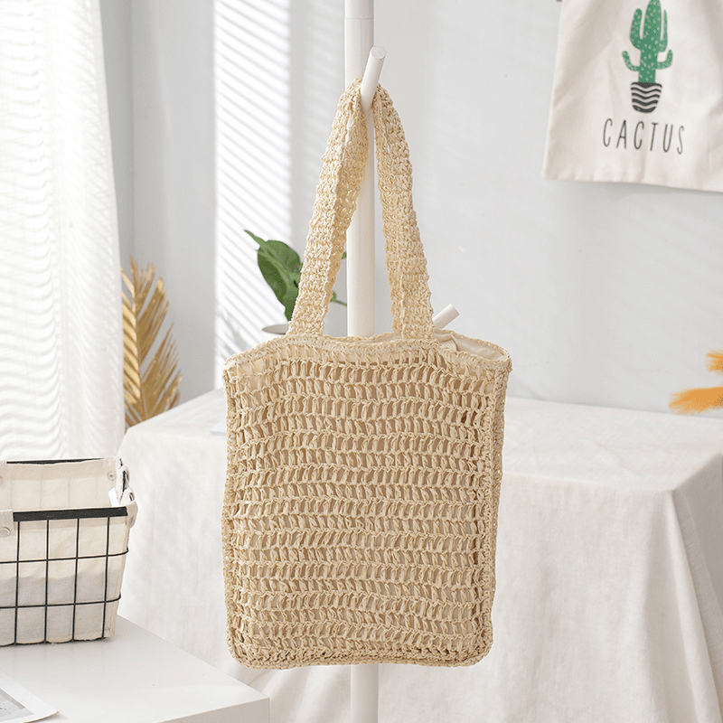 Straw Beach Bag Cactus