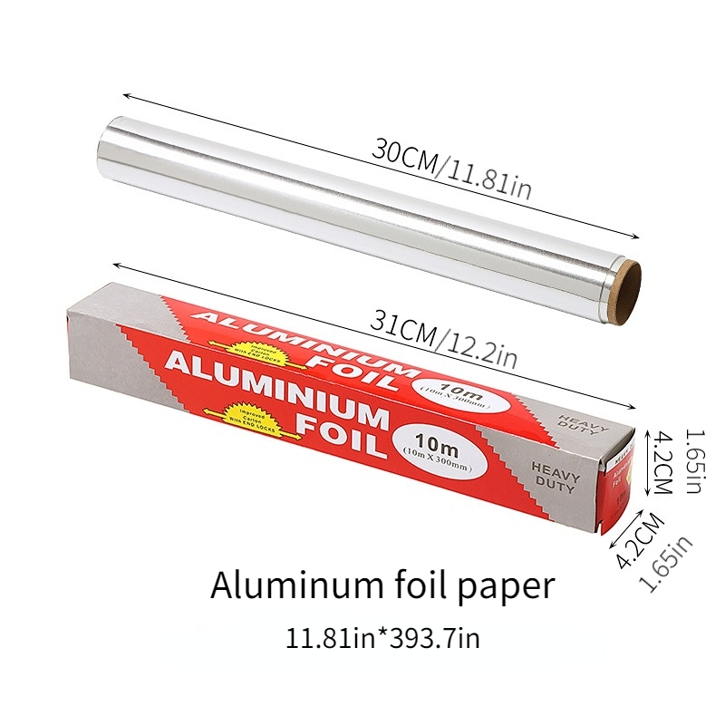 10Pcs Reliable High Temperature Resistance Aluminum Foil Tin
