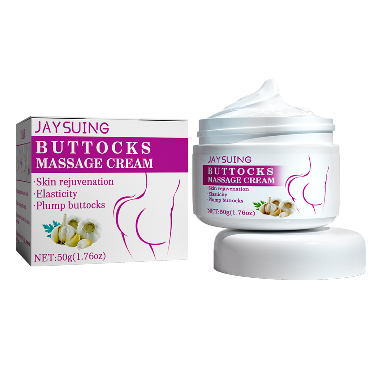 Buttocks Massage Cream 50g Butt Cream For Bigger Butt Deeply