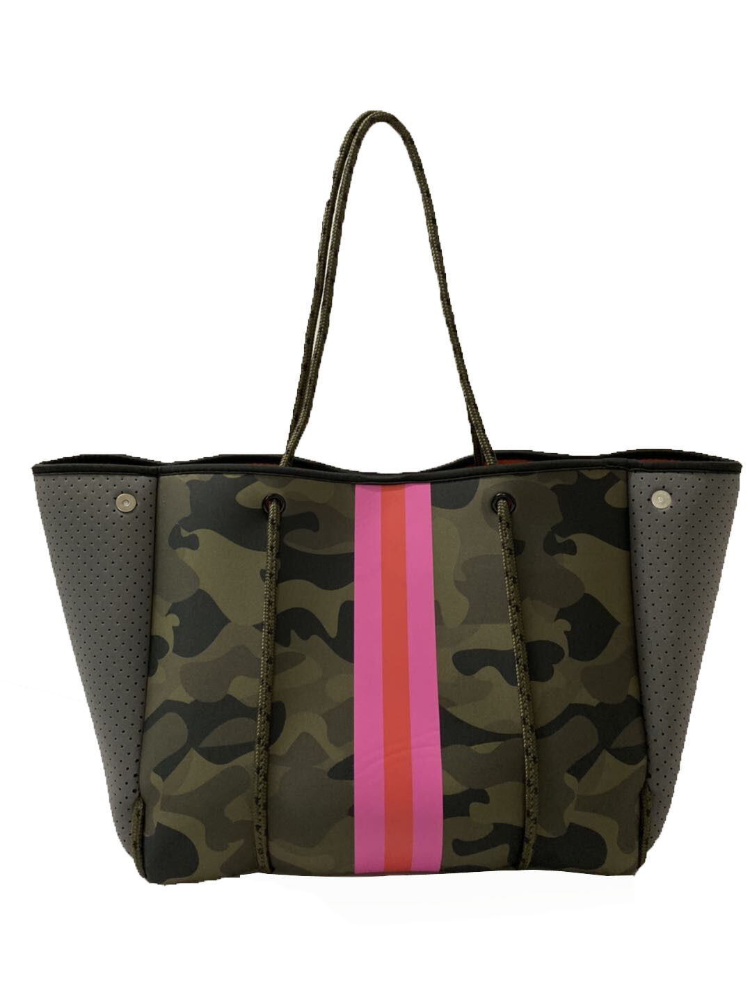 Camouflage Pattern Tote Bag, Neoprene Summer Beach Bag, Lightweight Travel  Handbags Shopping Bag - Temu