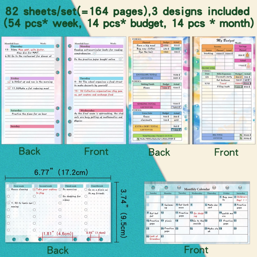 2024 Weekly Diary Kit to Print With Annual and Monthly Calendar, Week  Planner, Refill for Personal and A6 Organizer 