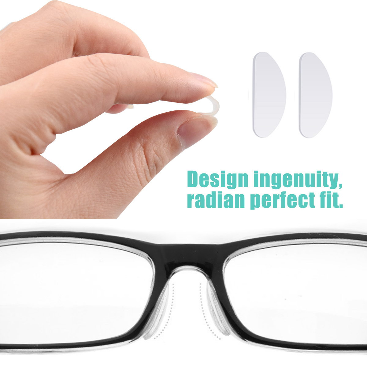 20 Paar Silikon nasenpads Brillen Transparente - Temu Germany