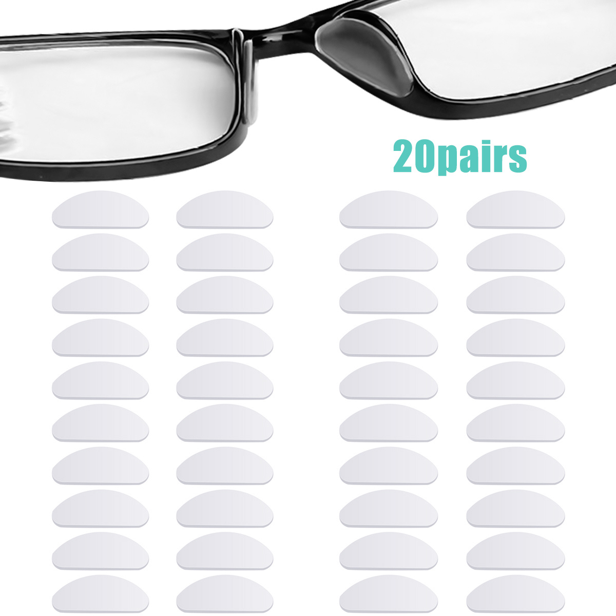 10 Pares Almohadillas De Nariz Adhesivas Para Gafas - Temu Chile