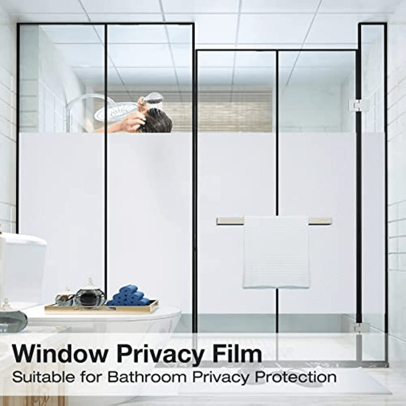 Privatsphäre Fensterfolie Verdunkelung Fensterfolie Anti UV Datenschutz  Undurchsichtige Fensterfolie Mattierte Fensterfolie 30400 cm