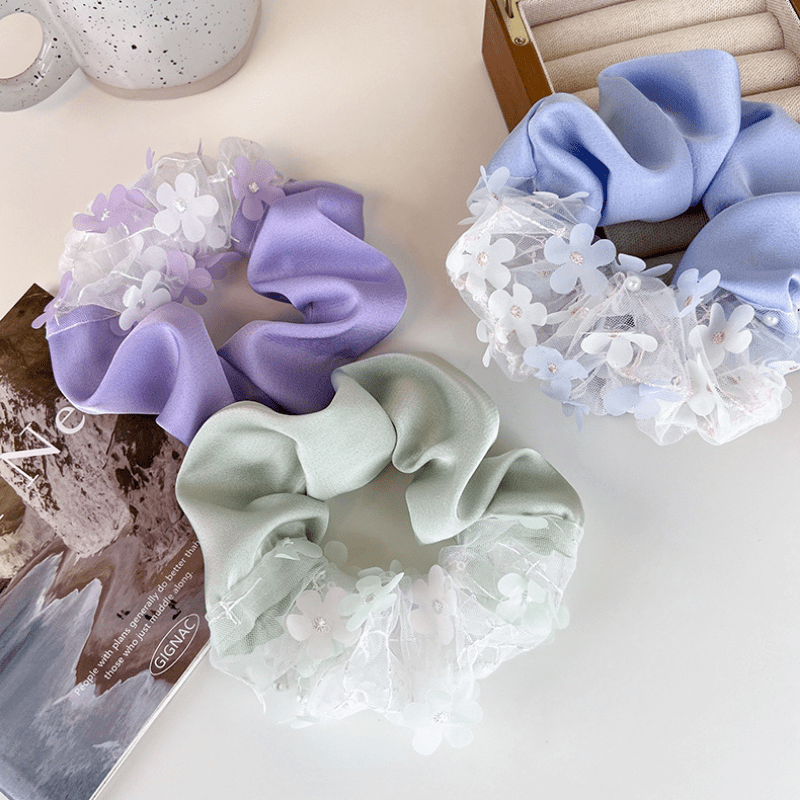 Été élégant femmes tissu élastique cheveux serre-fils tissu doux matériau  Couleur unie petits articles de srunchies en satin et accessoires pour  cheveux - Chine Scrochnies et accessoires pour cheveux et Scrochnies Satin