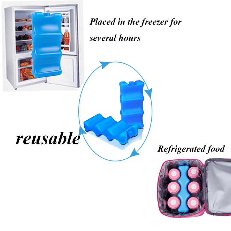 Reusable Ice Pack Cooler Water Injection Food Preservation - Temu