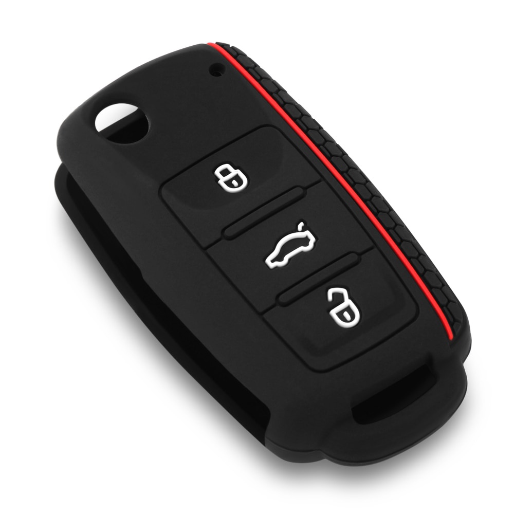 Premium Silicone Car Key Cover Case: Perfect Fit Vw Golf - Temu