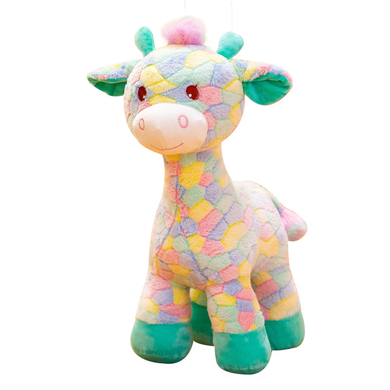 Animaux en peluche girafe, peluche douce girafe jouet poupée cadeau  d'anniversaire, 67 cm : : Jeux et Jouets