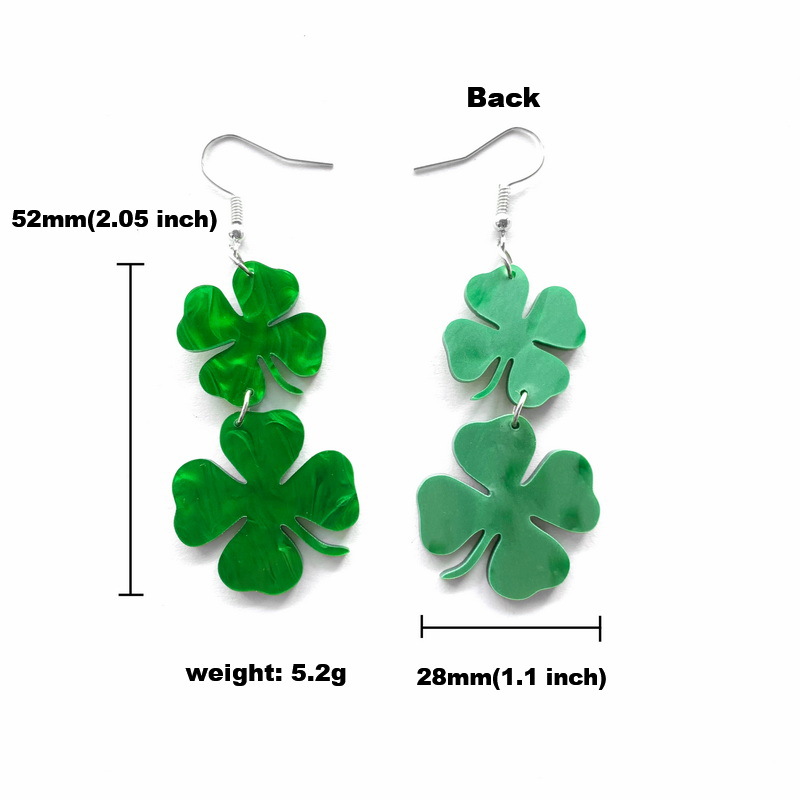 Four Leaf Clover Silicone Earring Back