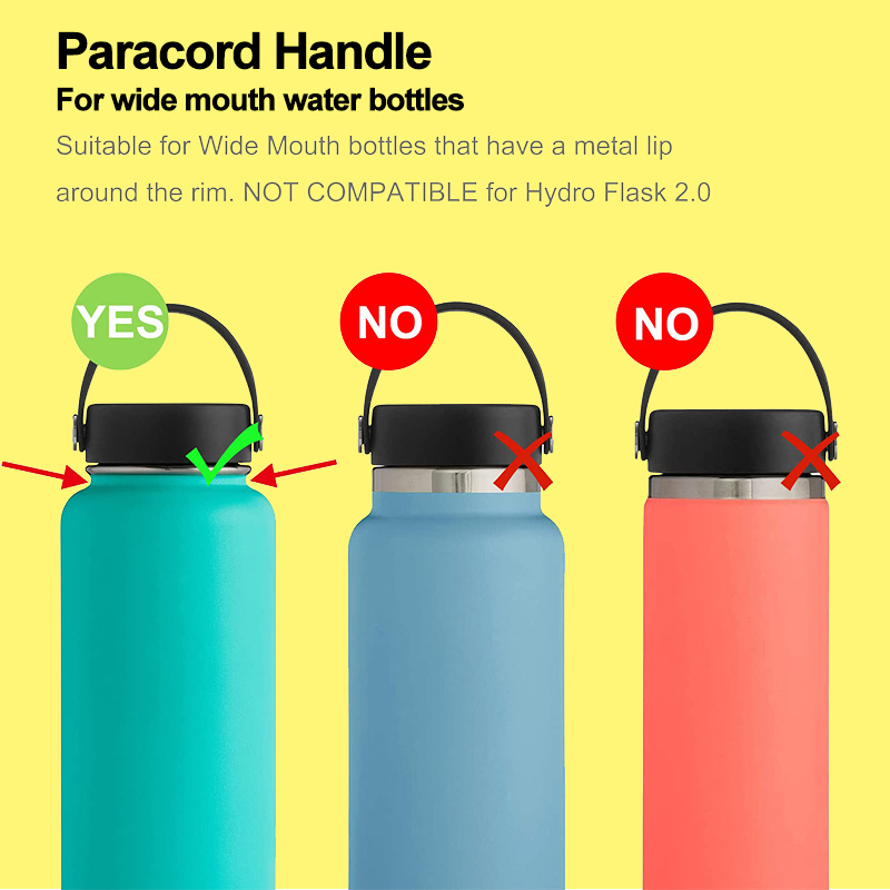How To Make a Secure Hydro Flask Handle Using Paracord 