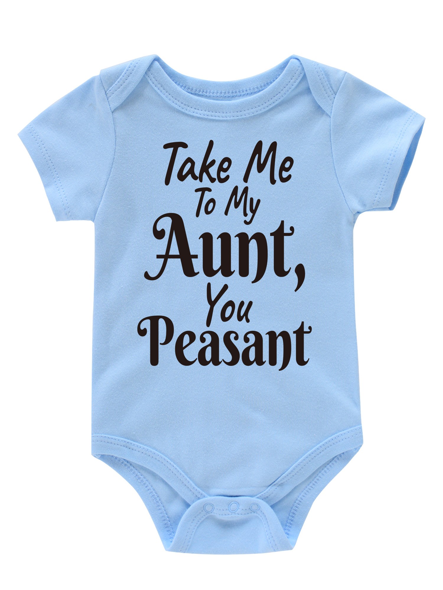 Funny Baby Clothes Baby Onesie Feed Me Peasants 4T Shirt / Black Sleeve Raglan