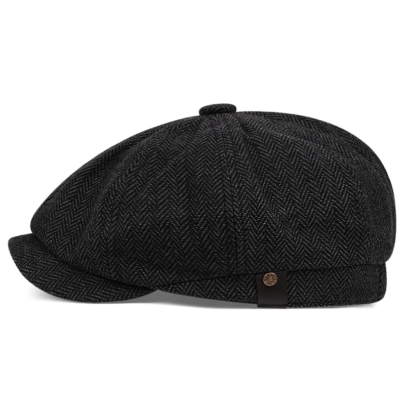 Boina Primavera Otoño Hombre, Gorra Plana Visera Bordada, Boina Ajustable  Informal Verano Moda Vintage Hombre - Joyería Accesorios - Temu