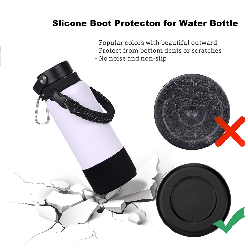 1pc Water Bottle Bottom Protection Cover, Protecting The Water Bottle Bottom  And Bed