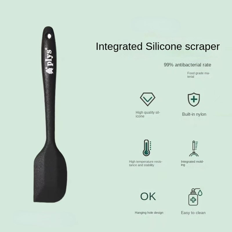 Silicone Scraper Spatula Kitchen Food Grade Integrated Soft - Temu