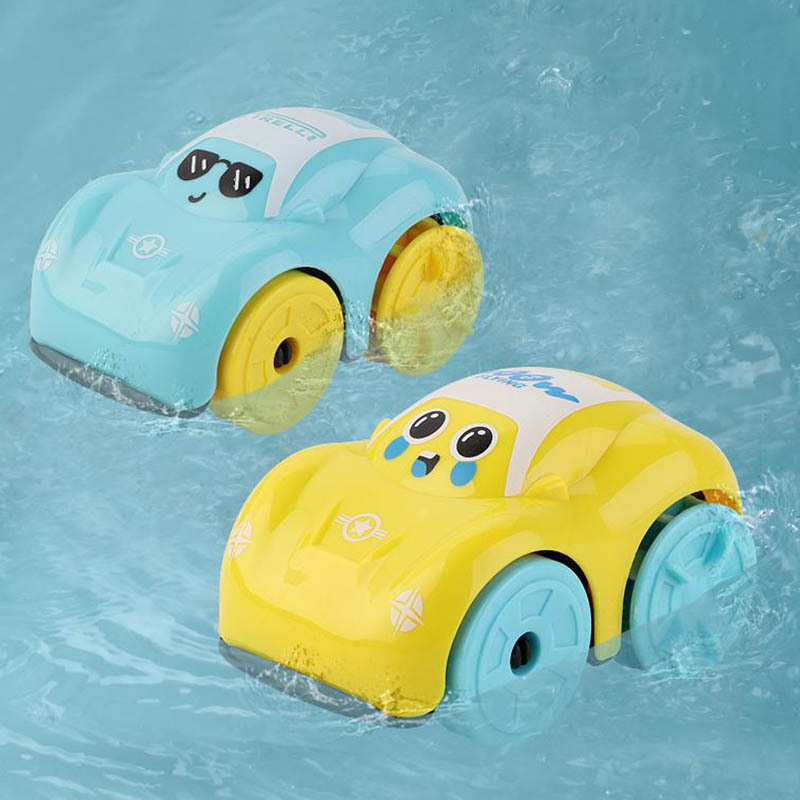 Kinder Badewasser Spielzeug ABS Uhrwerk Auto Cartoon Fahrzeug Baby Bad  Spielzeug Kinder Geschenk Amphibien Autos Badezimmer Schwimmendes Spielzeug