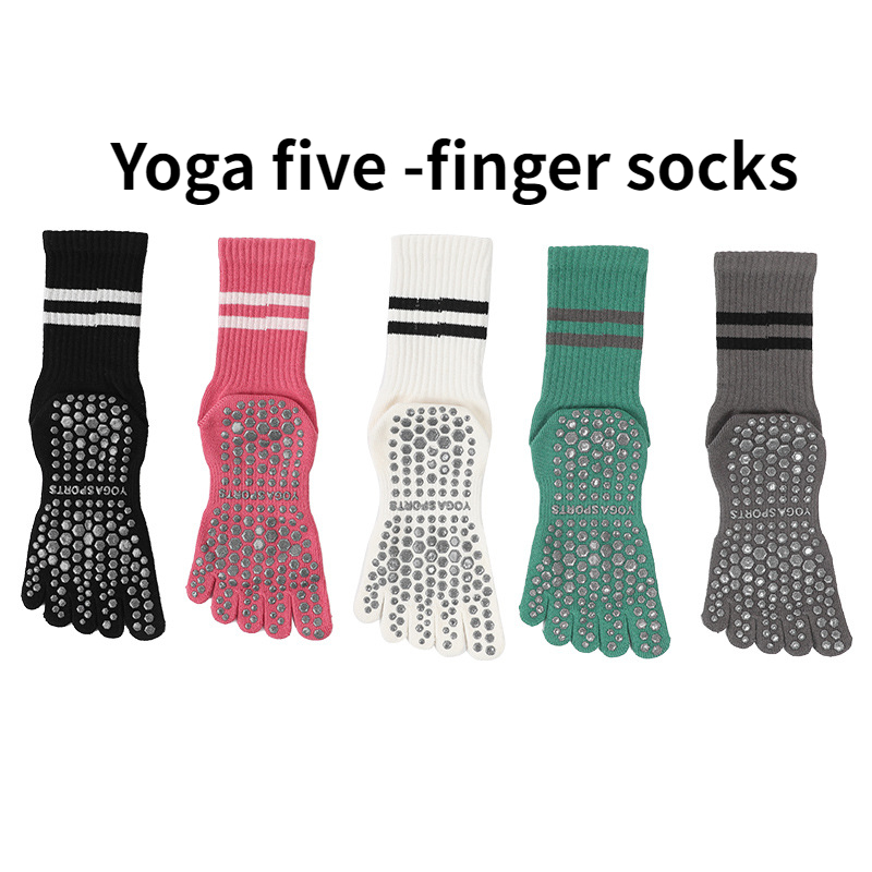 1 Par Calcetines Yoga Divididos Cinco Dedos Mujer Calcetines - Temu Chile