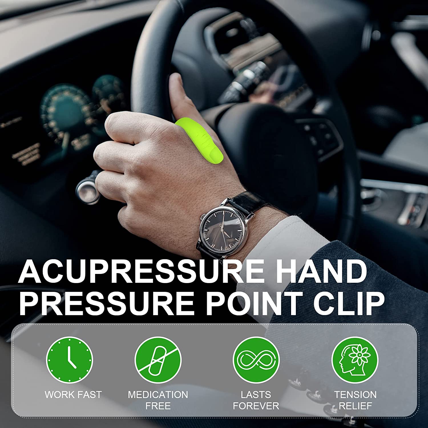 Relieve Headache Tension With This Wearable Acupressure - Temu