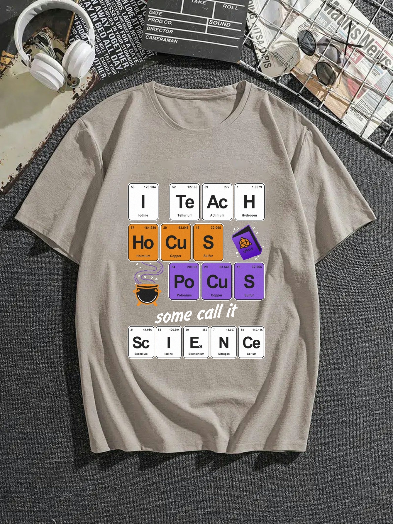 Periodic Table Elements Tee Men's Casual Crew Neck T shirt - Temu