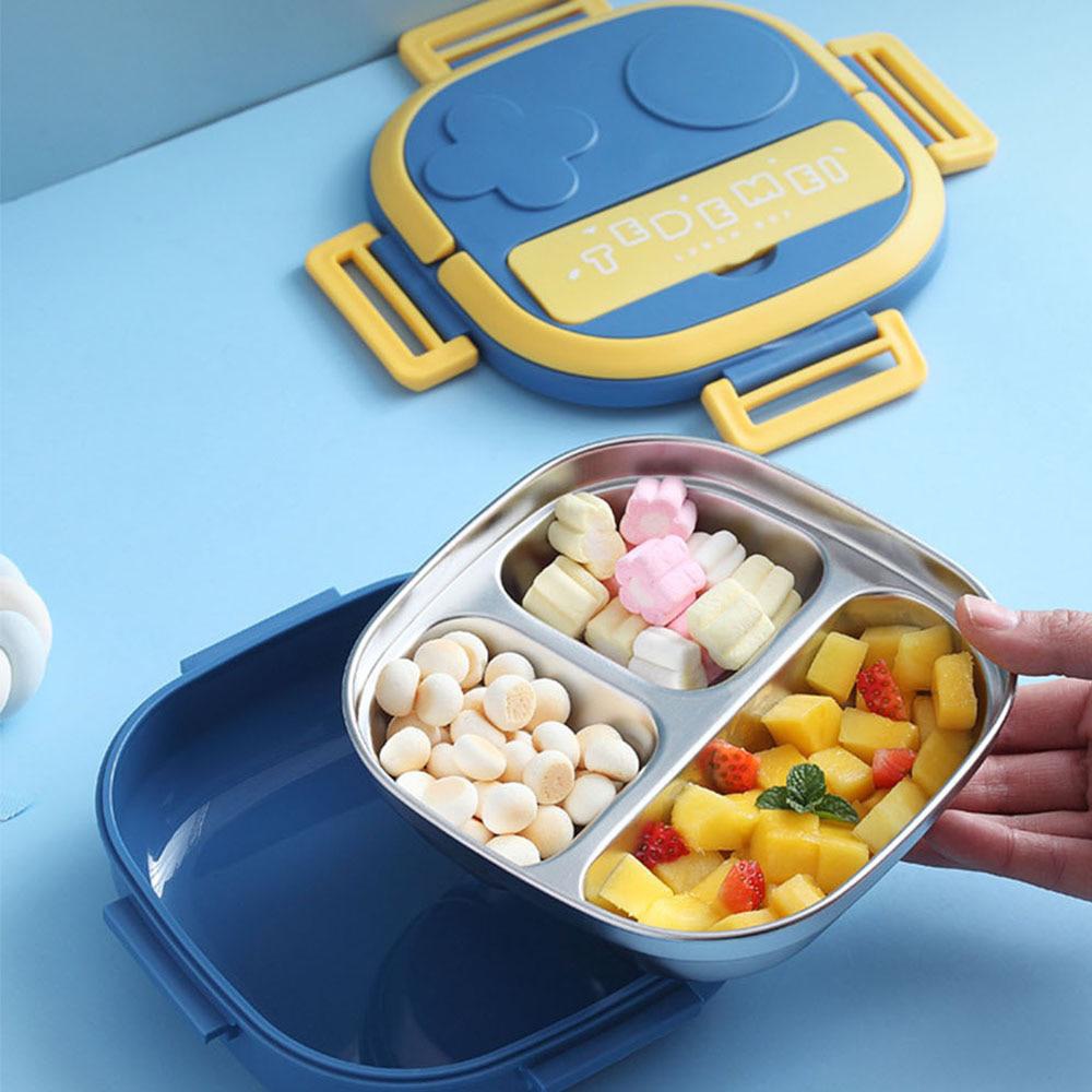 Stainless Steel Lunch Box Container Metal Snack Box 2/3 - Temu