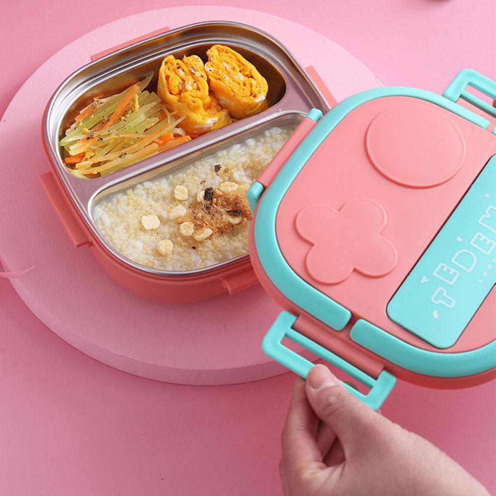 Stainless Steel Lunch Box for Kids School with Compartments Lunch