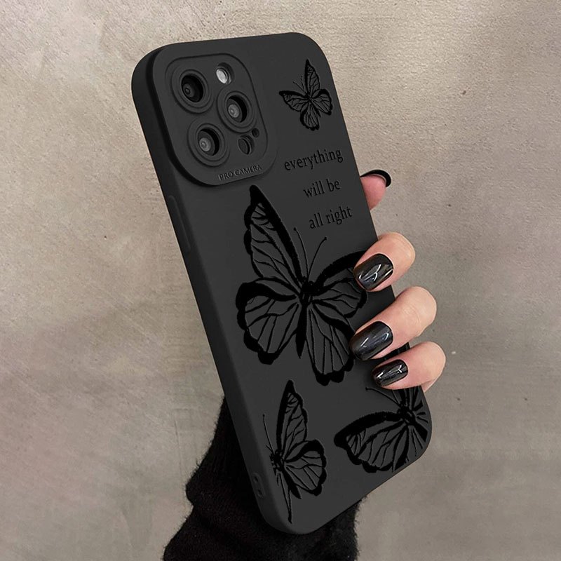 butterfly printed phone case for iphone14 14plus 14pro 14pro max iphone13 13mini 13pro 13pro max iphone12 12mini 12pro 12pro max iphone11 11pro 11pro max iphonex xs xs max iphone 8 8plus 7 7plus details 1