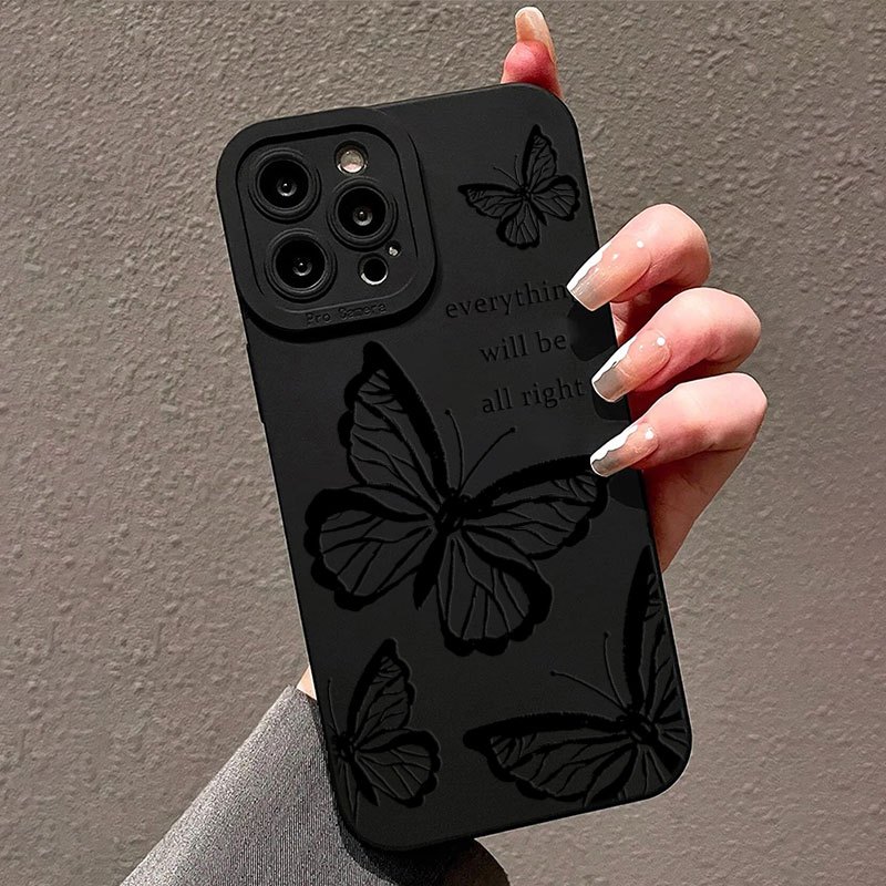 butterfly printed phone case for iphone14 14plus 14pro 14pro max iphone13 13mini 13pro 13pro max iphone12 12mini 12pro 12pro max iphone11 11pro 11pro max iphonex xs xs max iphone 8 8plus 7 7plus details 2