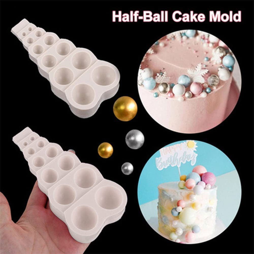Cake Tools Non-Stick 20-Half Ball Silicone Mold For Chocolate