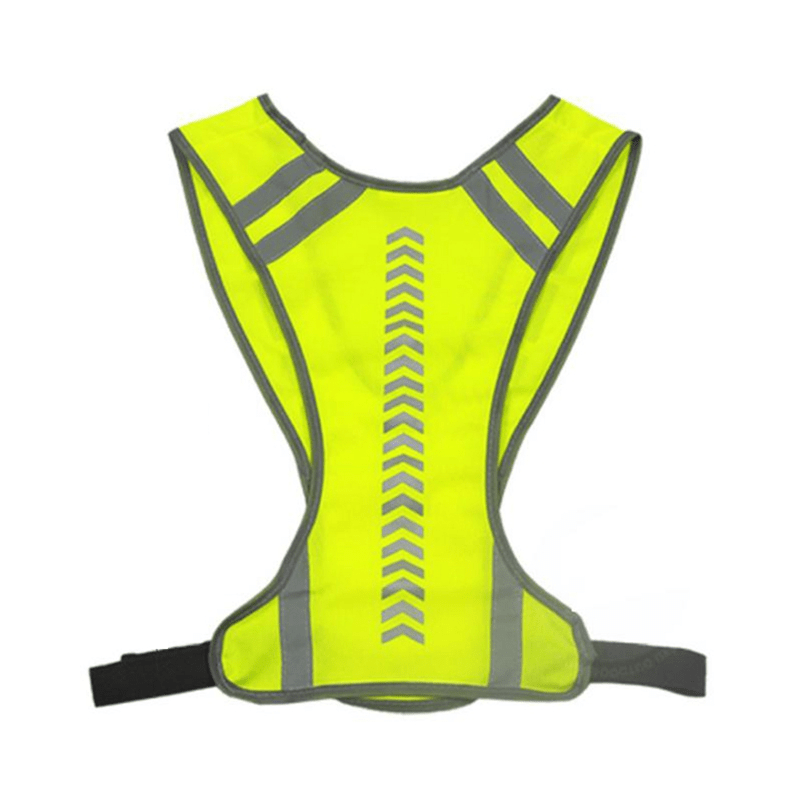 reflective outdoor cycling protective tank top motocycle harness night running clothing for women and men details 1