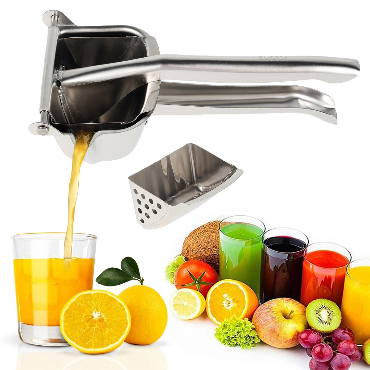 Heavy Duty Commercial Grade Hand Press Manual Citrus Fruit Juice Squeezer