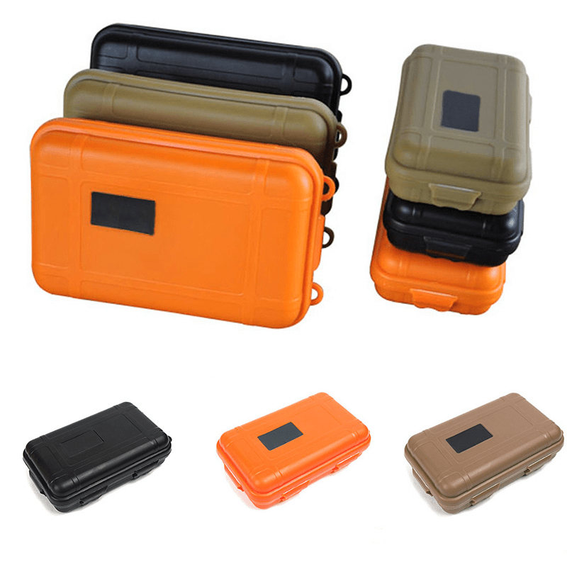 Tbest Eboxer Protective Waterproof Case,Outdoor Waterproof Shockproof  Airtight Survival Box Storage Container Case Carry Box Black Dry Storage  Box for