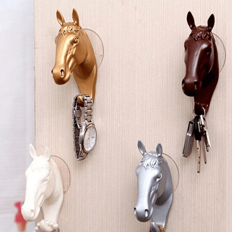 Resin Horse Decorative Wall Hook Jewelry Keys Home Bedroom - Temu Canada