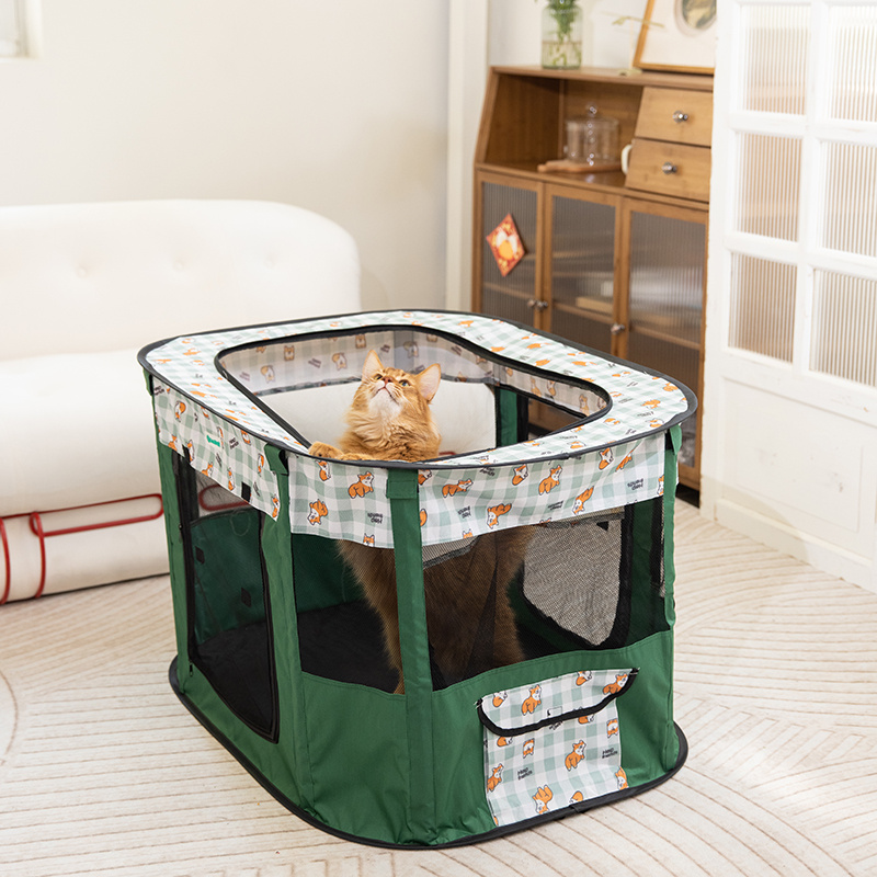 pet delivery room puppy kitten house cozy cat bed comfortable cats tent foldable for dog cat house details 6