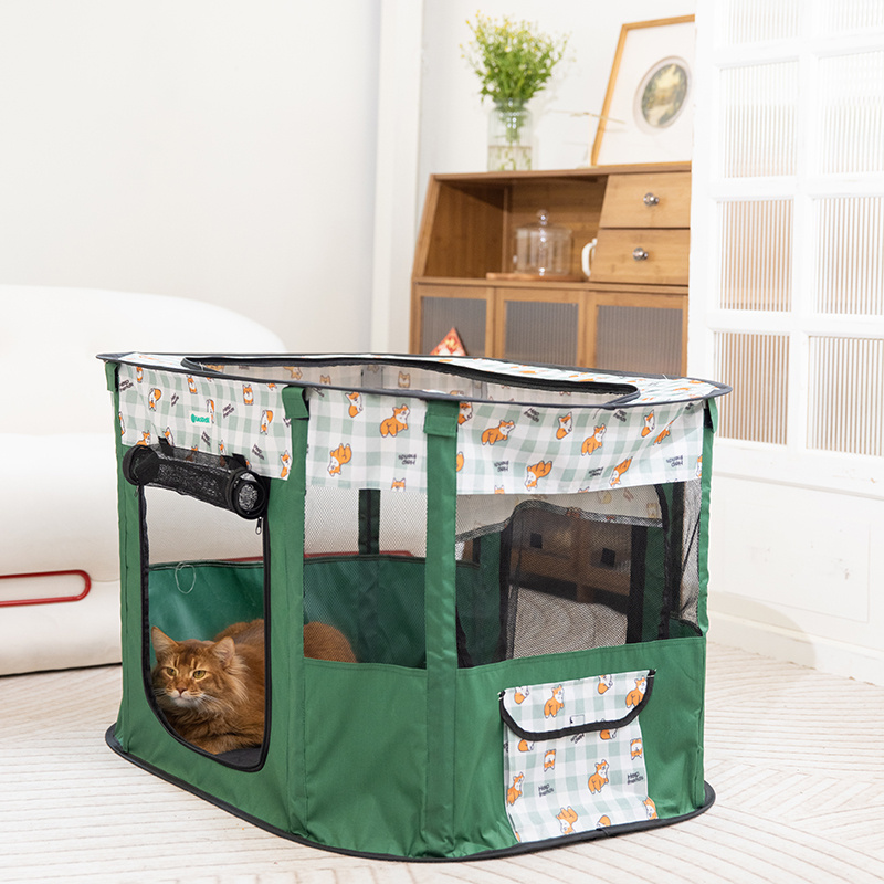 pet delivery room puppy kitten house cozy cat bed comfortable cats tent foldable for dog cat house details 9