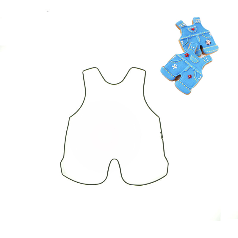 Overalls Shape Cookie Cutter Suspender Pants Shaped Cake - Temu